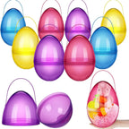 Jumbo Easter Eggs 10” w/ Handle 4/8 Pack