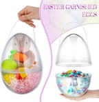 Jumbo Easter Eggs 10” w/ Handle 4/8 Pack