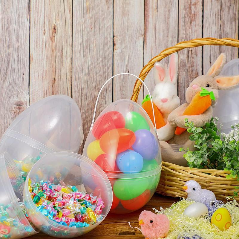 Jumbo Easter Eggs 10” w/ Handle 4/8 Pack